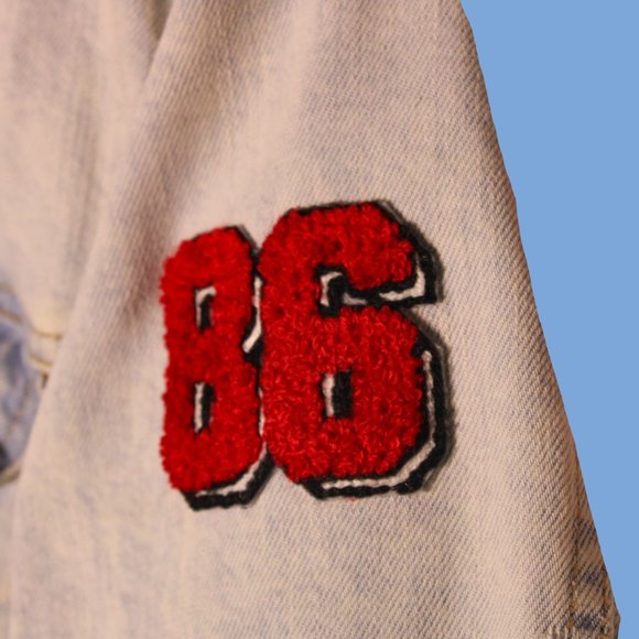 1 of 1 Coca - Cola Jean Jacket Handmadw - Picture 4 of 9